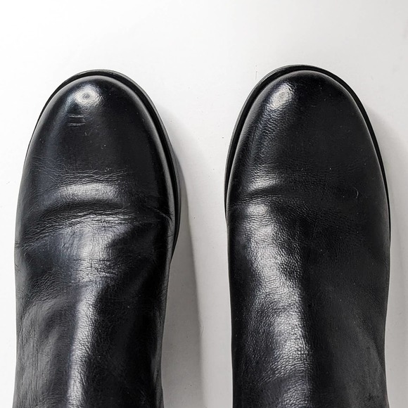 Frye Shootie Elyssa Leather Ankle Booties Low Heel Comfort Shoe Black Size 9.5 - Picture 12 of 14